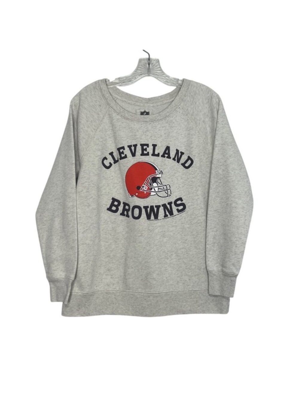 Cleveland Browns NFL Crewneck Sweatshirt Medium Heather Gray Fanwear